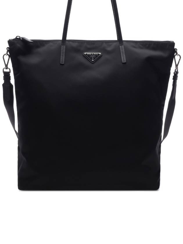 Triangle Logo Pocono Nylon Shoulder Bag Black - PRADA - BALAAN 3