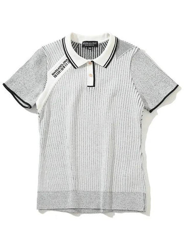 Women CD10 RKPL Polo Knit Gray MCW 4A AB50 - MARK & LONA - BALAAN 1