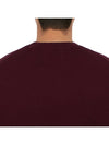 Evans Logo Crew Neck Knit Top Dark Plum - ISABEL MARANT - BALAAN 8