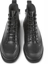 Fix Lace-Up Leather Worker Boots Black - CAMPER - BALAAN 4