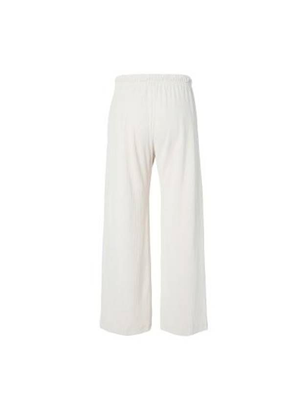 Sportswear Velour Wide Leg Track Pants Ivory - NIKE - BALAAN 3