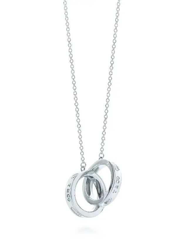 Interlocking Circle Pendant Necklace Silver - TIFFANY & CO. - BALAAN.