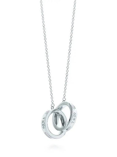 Interlocking Circle Pendant Necklace Silver - TIFFANY & CO. - BALAAN 1