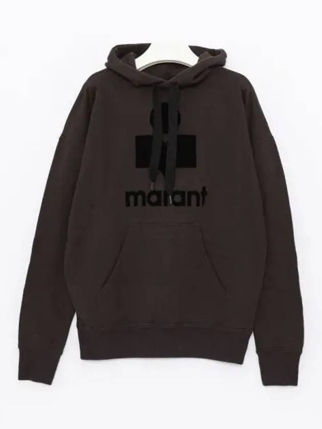 Mansel Logo Hoodie Faded Black - ISABEL MARANT - BALAAN 2