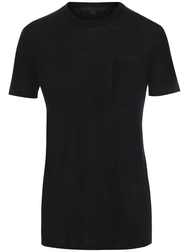 Silk Knit Crewneck Tee - ALEXANDER WANG - BALAAN 4