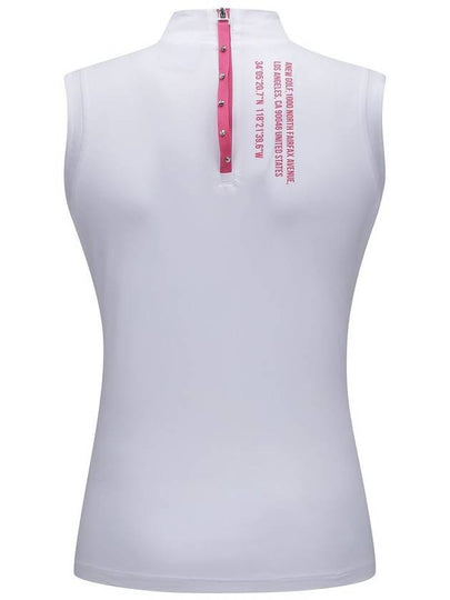 WOMEN FRONT LOGO POINT SLEEVELESSWH - ANEWGOLF - BALAAN 2