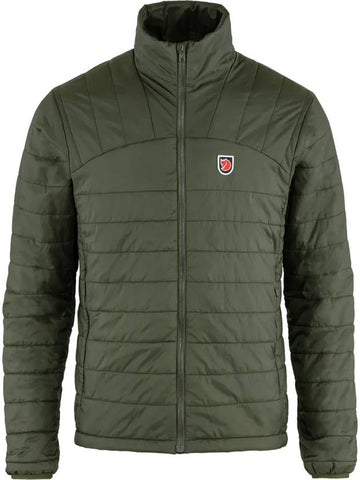 Men's Expedition X-Latt Padded Zip-Up Jacket Deep Forest - FJALL RAVEN - BALAAN 1