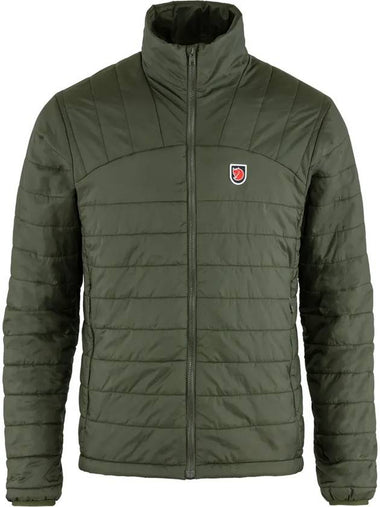 Men's Expedition X-Latt Padded Zip-Up Jacket Deep Forest - FJALL RAVEN - BALAAN 1