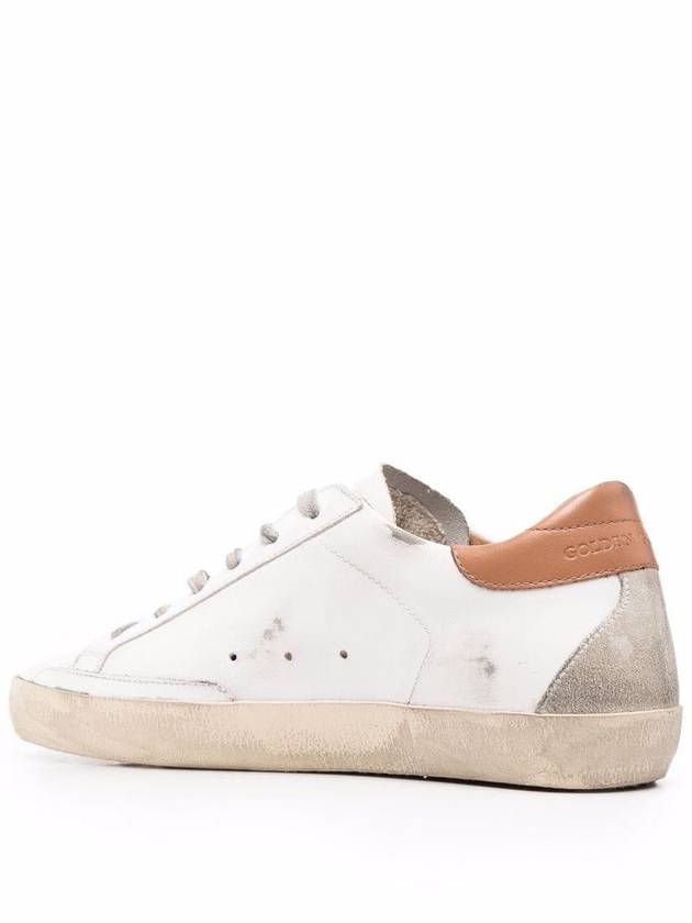 SUPER-STAR LEATHER UPPER AND HEEL SUEDE STAR AND HEEL - GOLDEN GOOSE - BALAAN 3