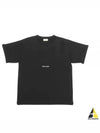 Rive Gauche Short Sleeve T-Shirt Black - SAINT LAURENT - BALAAN 2