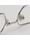 Eyewear Rectangle Eyeglasses Silver - MONCLER - BALAAN 6