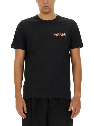 Marni T-Shirt With Logo - MARNI - BALAAN 1