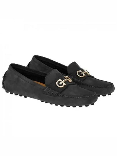 Gancini Driving Shoes Black - SALVATORE FERRAGAMO - BALAAN 2