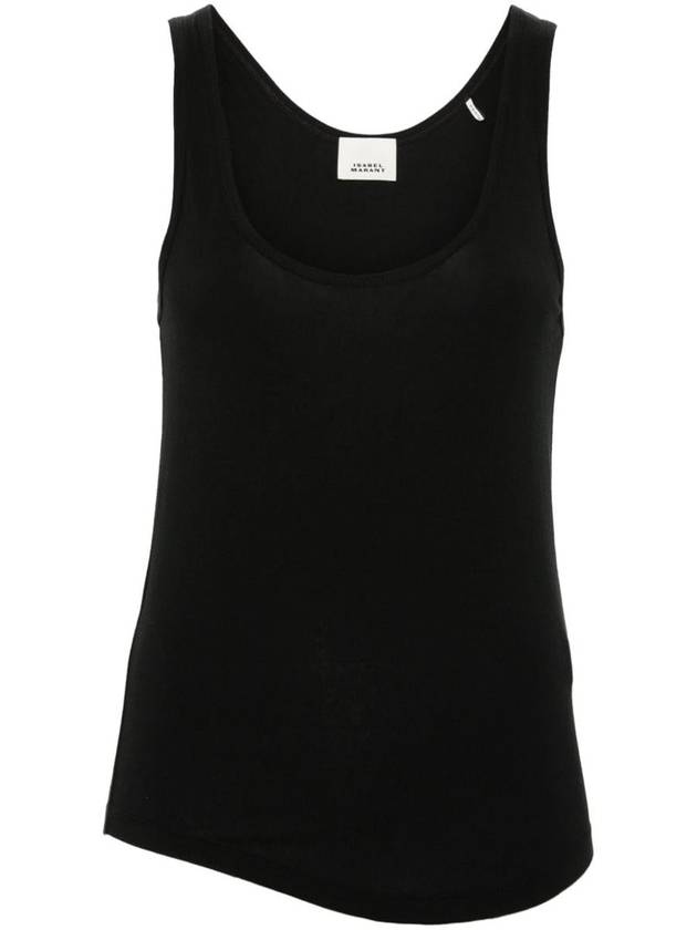 Short Sleeve T-Shirt TS0205FBB2N01I 01BK BLACK - ISABEL MARANT - BALAAN 2