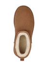 Classic Mini Platform Suede Winter Boots Chestnut - UGG - BALAAN 4