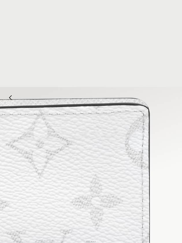 Brazza Long Wallet White - LOUIS VUITTON - BALAAN 6