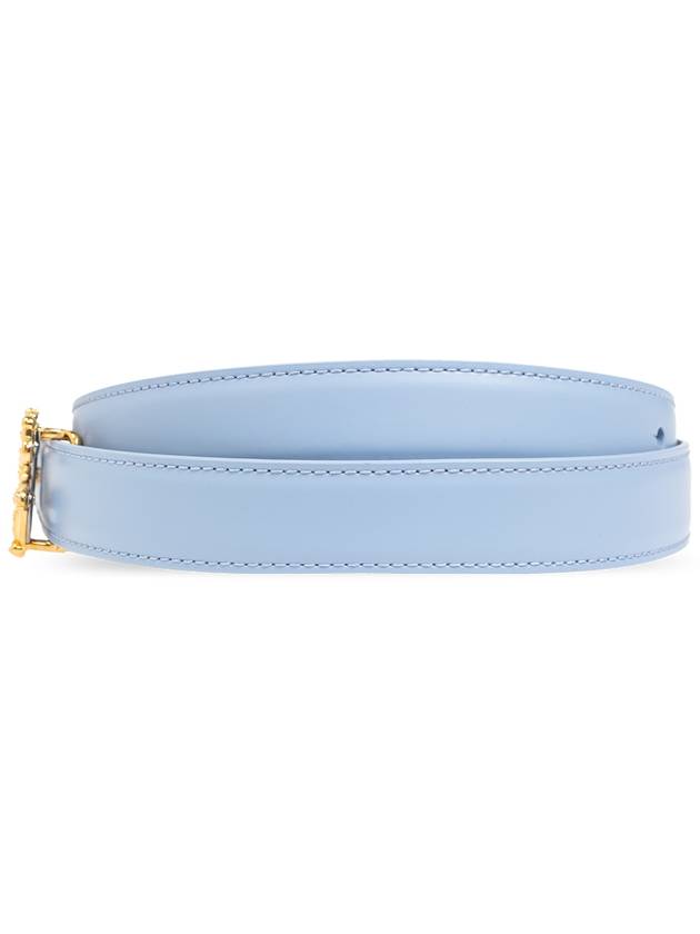 DG Girls Leather Belt Light Blue - DOLCE&GABBANA - BALAAN 4