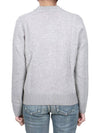 Baby Fox Patch Boxy Cardigan Light Grey Melange - MAISON KITSUNE - BALAAN 6