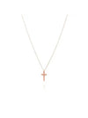 20062162 Metropolitan Cross 18K Pink Gold Necklace - DAMIANI - BALAAN 4