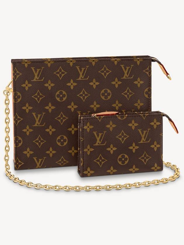 Toiletry Chain Monogram Pouch Bag Brown - LOUIS VUITTON - BALAAN 2