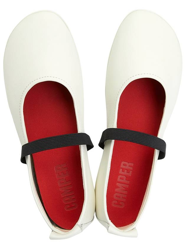 Right Nina Mary Janes Ballerina Flats White - CAMPER - BALAAN 3