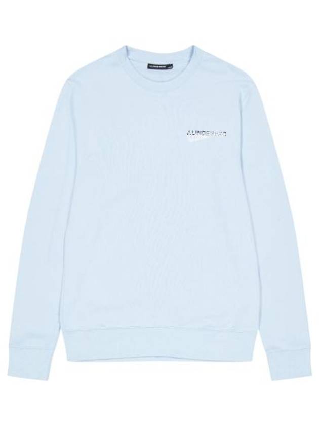 Throw Crew Neck Sweatshirt Light Blue - J.LINDEBERG - BALAAN 2