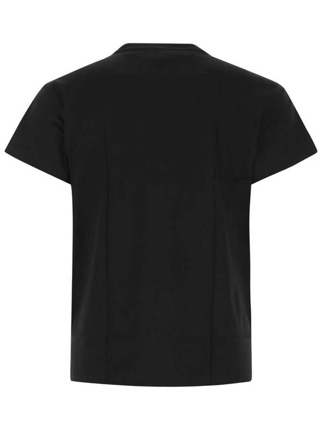 Logo Patch Cotton Short Sleeve T-Shirt 3 Pack Black - JIL SANDER - BALAAN 3