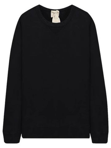 Garment Dyed Cotton Jersey Sweatshirt Black - TEN C - BALAAN.