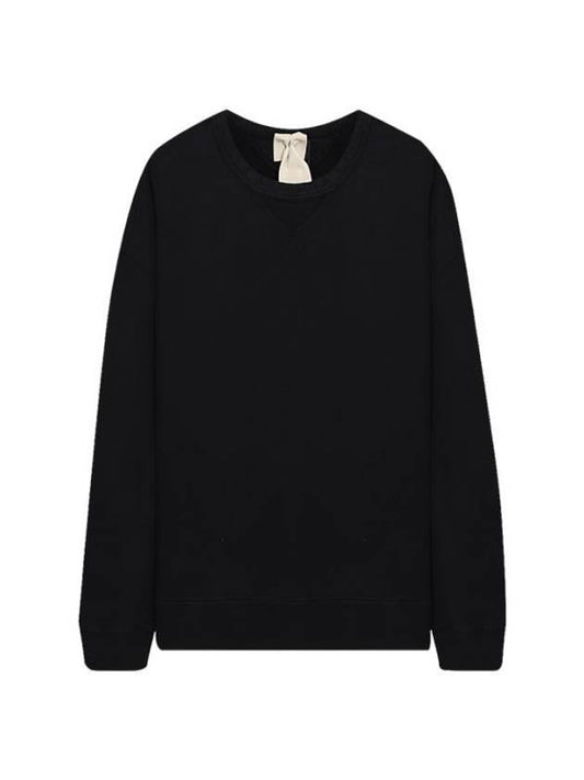 Garment Dyed Cotton Jersey Sweatshirt Black - TEN C - BALAAN.