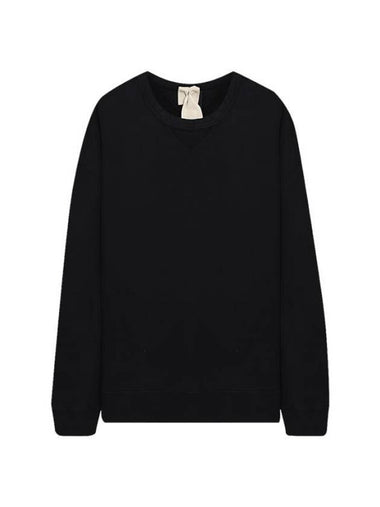 Garment Dyed Cotton Jersey Sweatshirt Black - TEN C - BALAAN 1