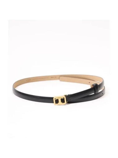 T Logo Leather Belt Black - TOD'S - BALAAN 1