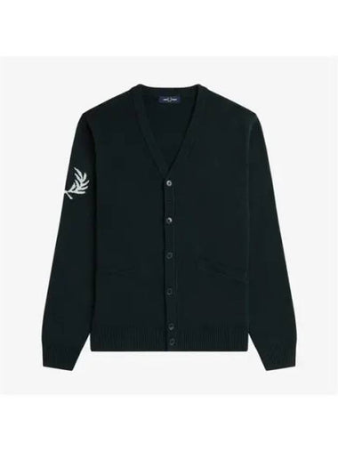 Fred Perry Sharp Laurel Wreath Cardigan Q20 AFPM2336522 - FRED PERRY - BALAAN 1