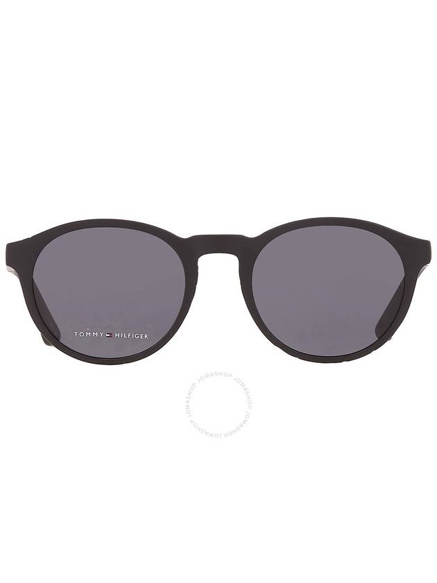 Tommy Hilfiger Grey Blue Round Men's Sunglasses TH 1476/S 0D51/IR 51 - TOMMY HILFIGER - BALAAN 1