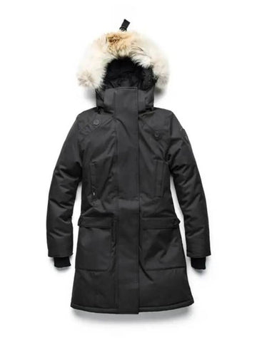 MERIDETH Women s Down Parka Black 270986 - NOBIS - BALAAN 1