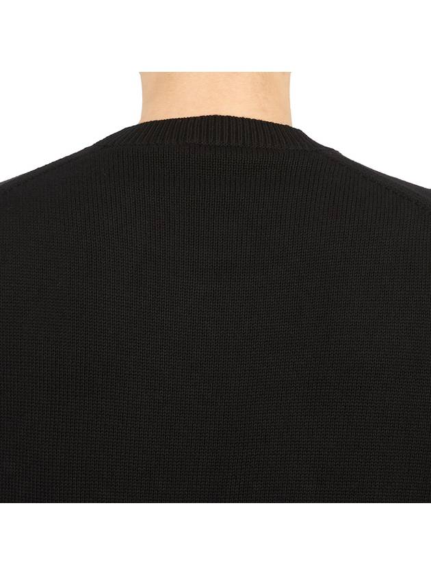 Embroidered Logo Knit Top Black - ALEXANDER MCQUEEN - BALAAN 8