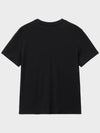 Supima Cotton Luxe Relax Short Sleeve T-Shirt Black - NOIRER FOR WOMEN - BALAAN 4