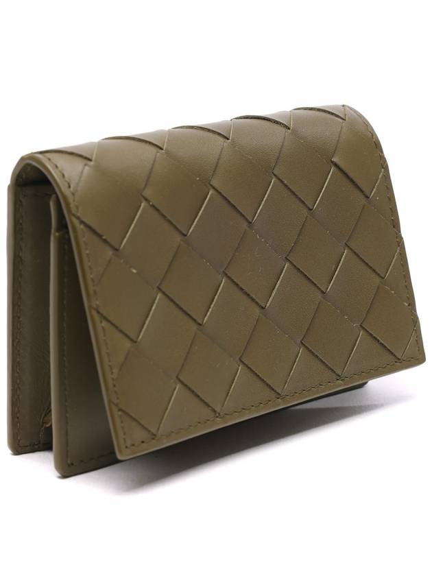 Intrecciato Folding Card Wallet Mud - BOTTEGA VENETA - BALAAN 4