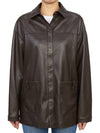 Exclusive special price limited to 30 pieces Women s leather jacket 26916048650 QUANTUM 003 - MAX MARA - BALAAN 4