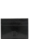 B Logo Leather Card Wallet Black - BALENCIAGA - BALAAN 2