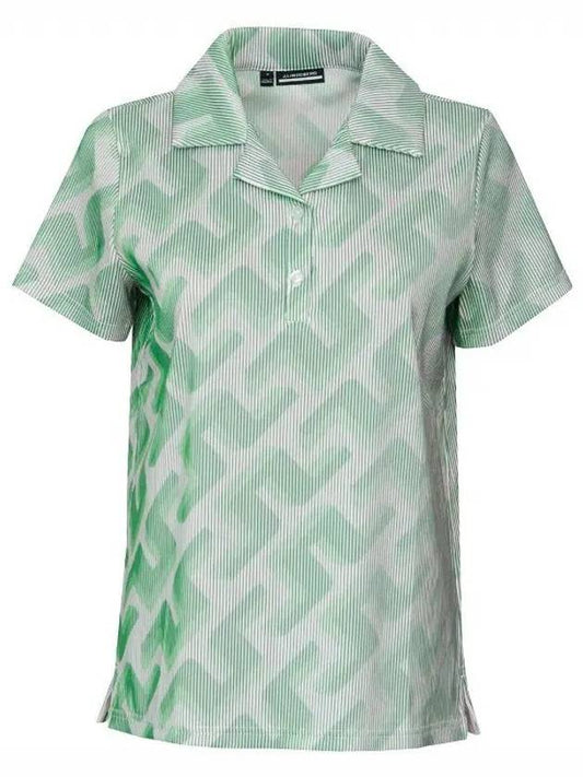 3DBridge Monogram Polo Tshirt GWJT06308 - J.LINDEBERG - BALAAN 2