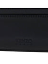 Logo Patch Leather Card Wallet Black - KENZO - BALAAN 8