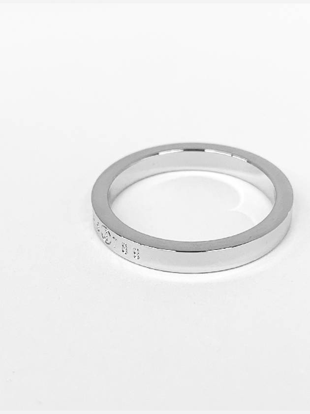 Numeric Minimal Signature Ring Palladium - MAISON MARGIELA - BALAAN 8