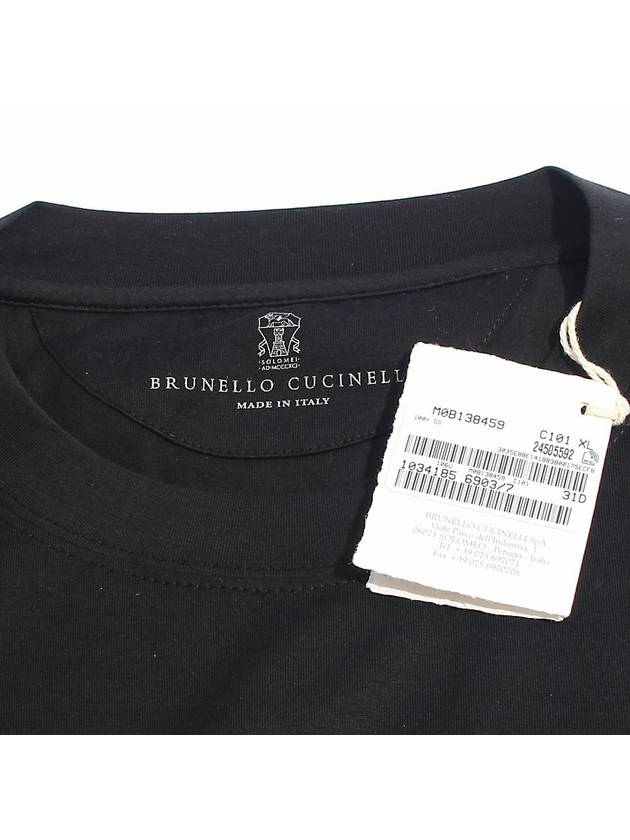 Short Sleeve T Shirt M0B138459 C101 BLACK - BRUNELLO CUCINELLI - BALAAN 7