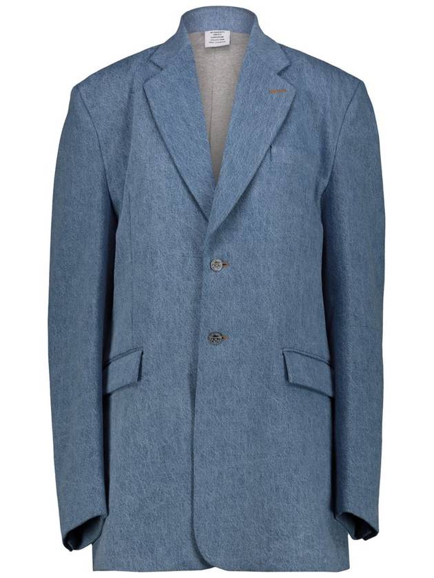 single-breasted denim blazer - VETEMENTS - BALAAN 2