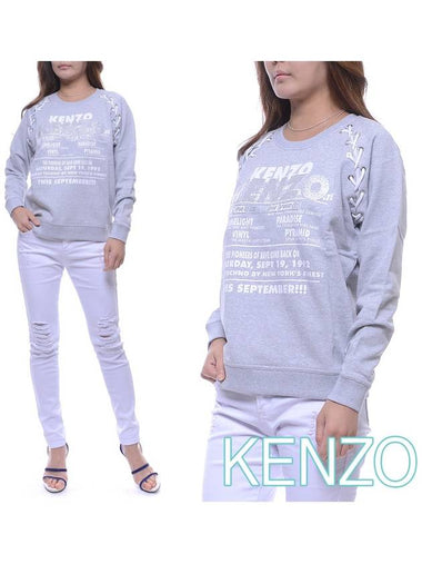 Women's Glitter Logo TShirt 2SW838_952_93_17S - KENZO - BALAAN 1