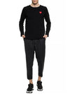 round men knit black - COMME DES GARCONS - BALAAN 4