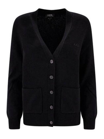 Louisa Wool Cardigan Black - A.P.C. - BALAAN 1