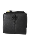 McGraw Leather Half Wallet Black - TORY BURCH - BALAAN 2