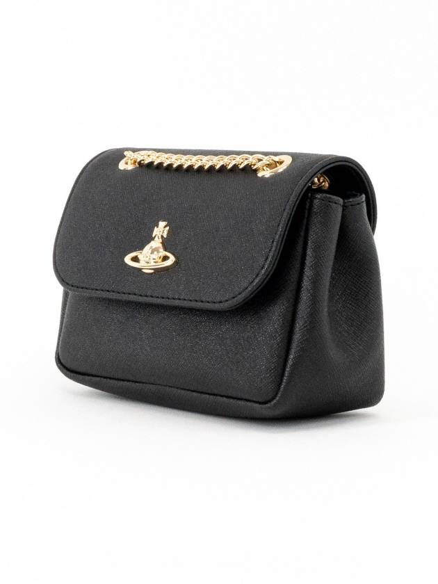 Logo Cross Bag Black - VIVIENNE WESTWOOD - BALAAN 4