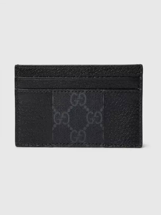 GG Leather Card Wallet Black - GUCCI - BALAAN 2